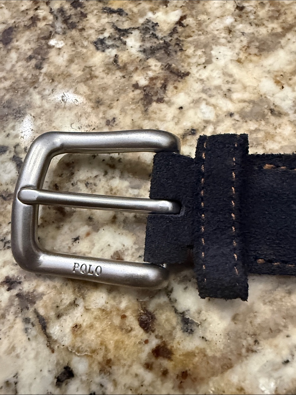Polo by Ralph Lauren Braided Suede Belt - Black - Picture 2 of 3